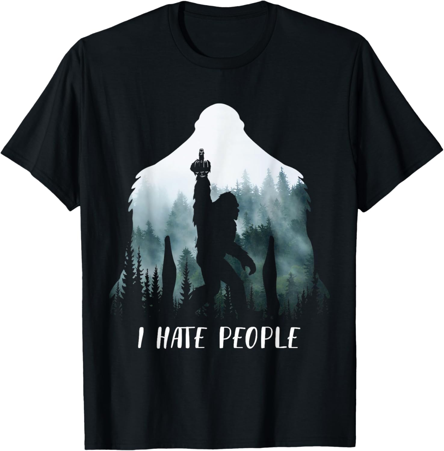 I Hate People Bigfoot Funny Bigfoot Camping Gift