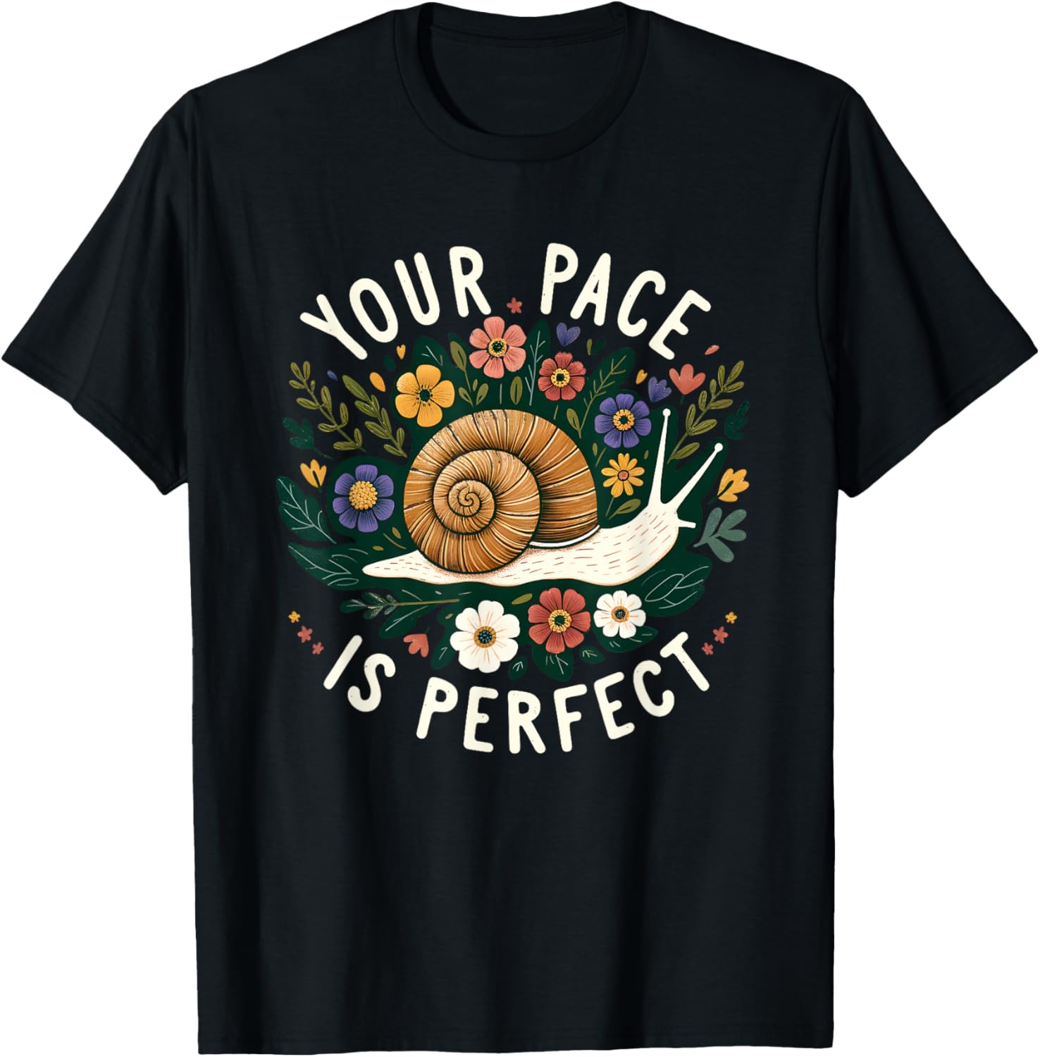 Snail Lover Cottagecore Forestcore Positive Quote Women Kid