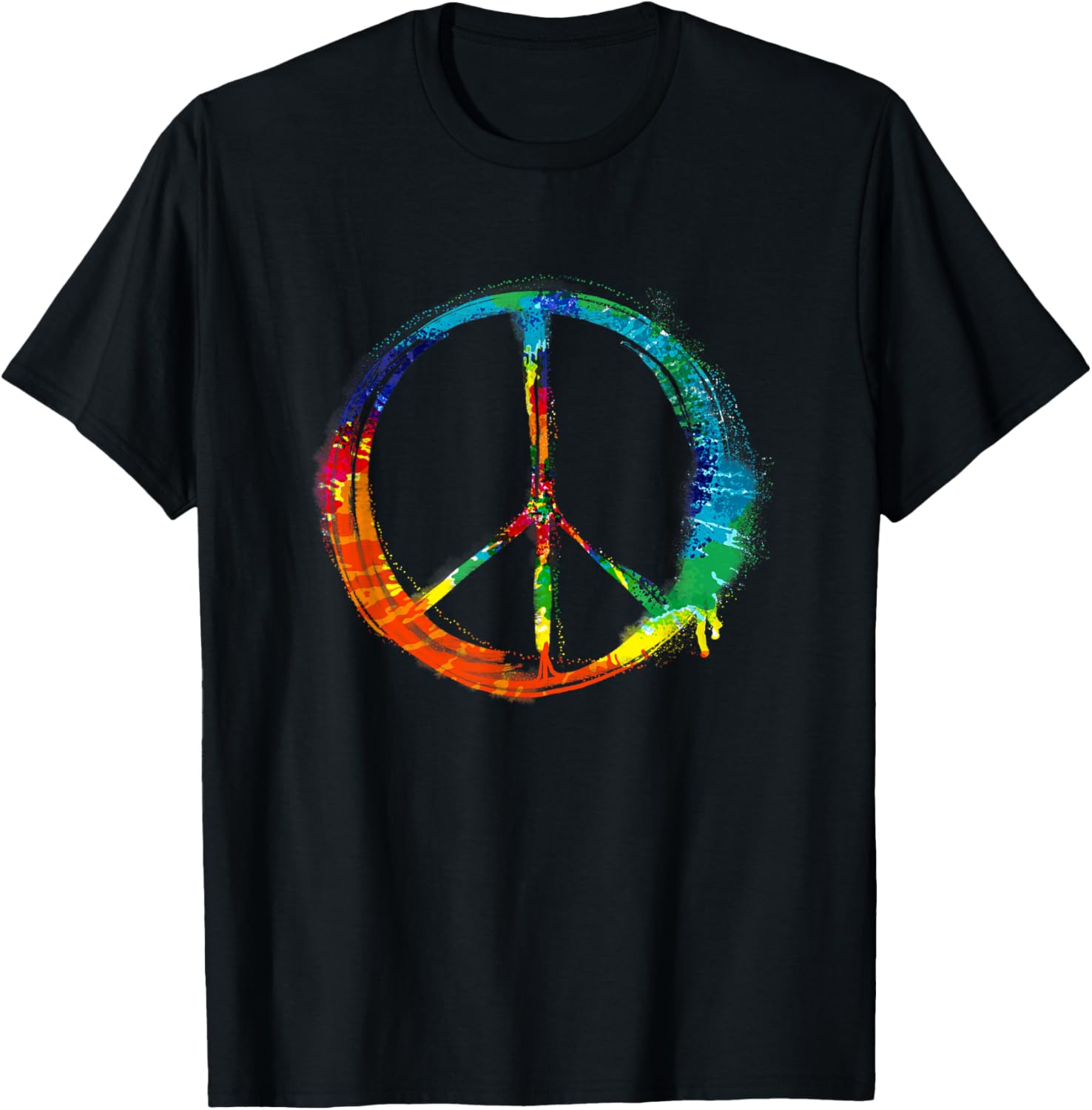 mens tie dye apparel peace sign for women too