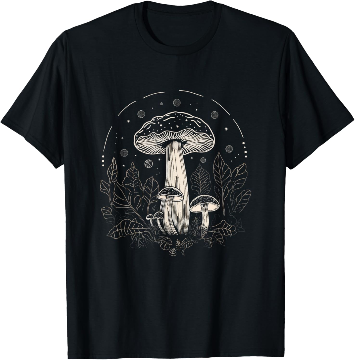 Vintage Witchy Mushroom Goblincore Moon Forest