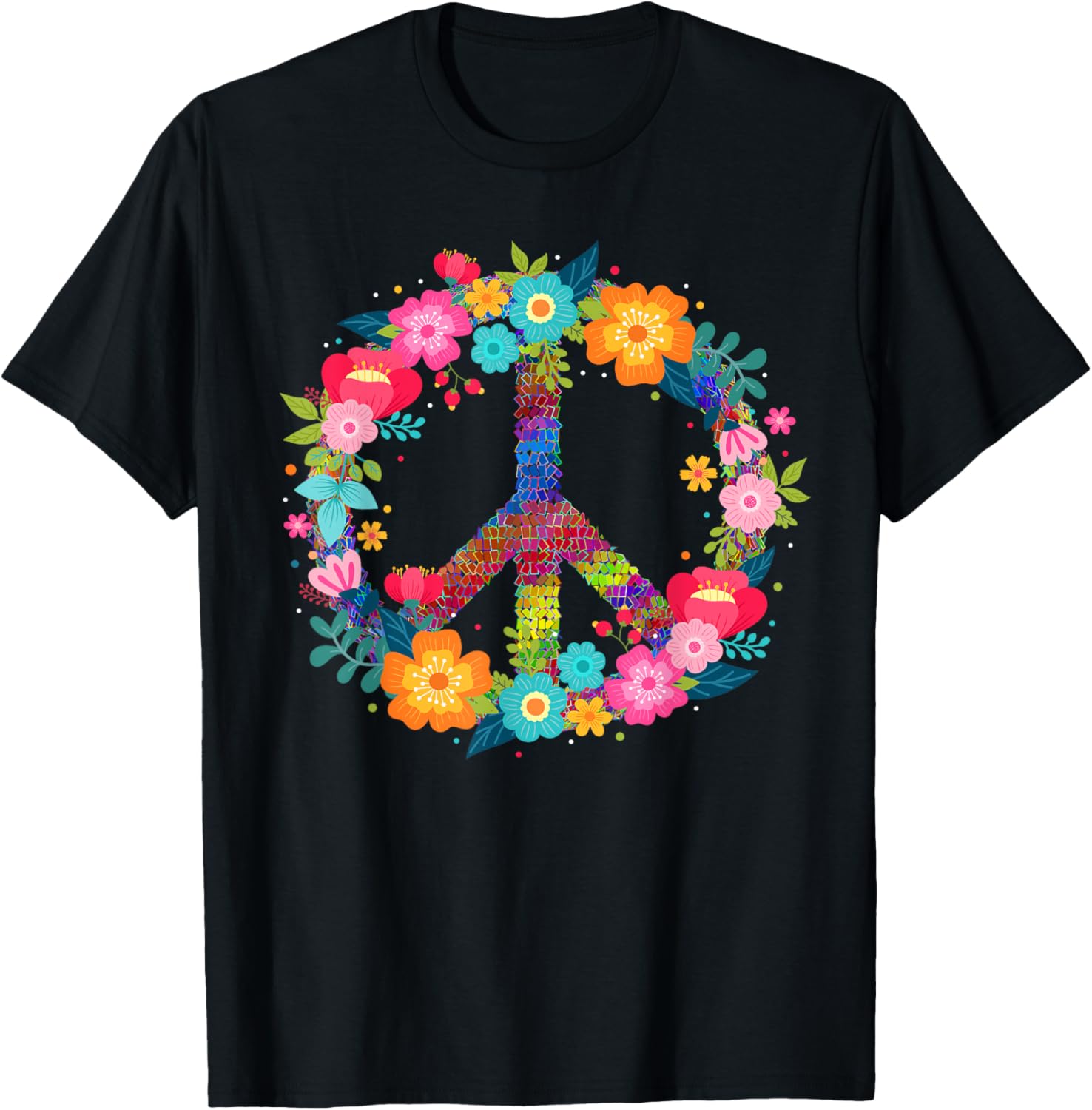Peace Love Hippie Design   60s 70s Retro
