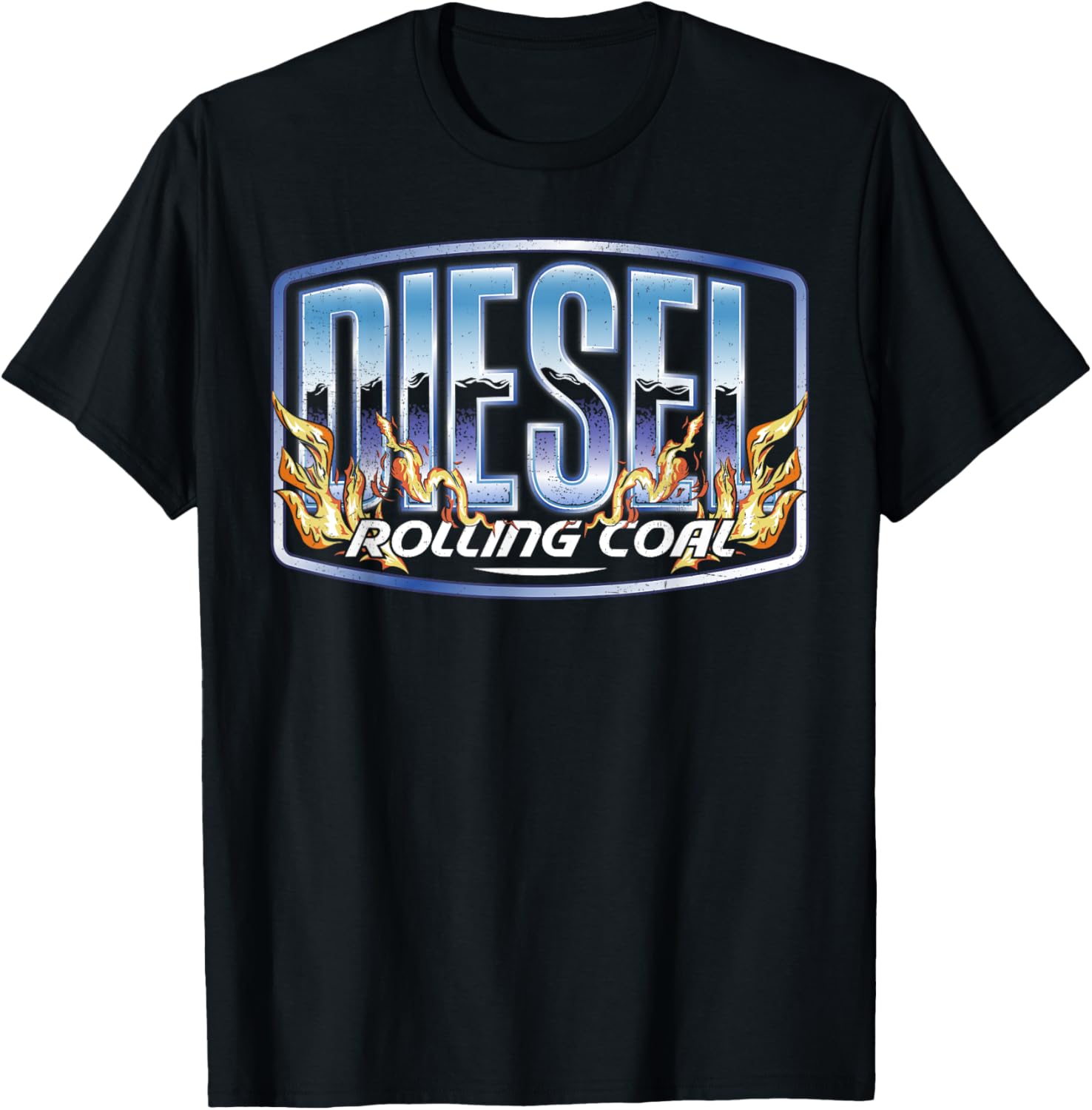 Diesel Rolling Coal Trucker Truck Driver Mechanic Retro Men