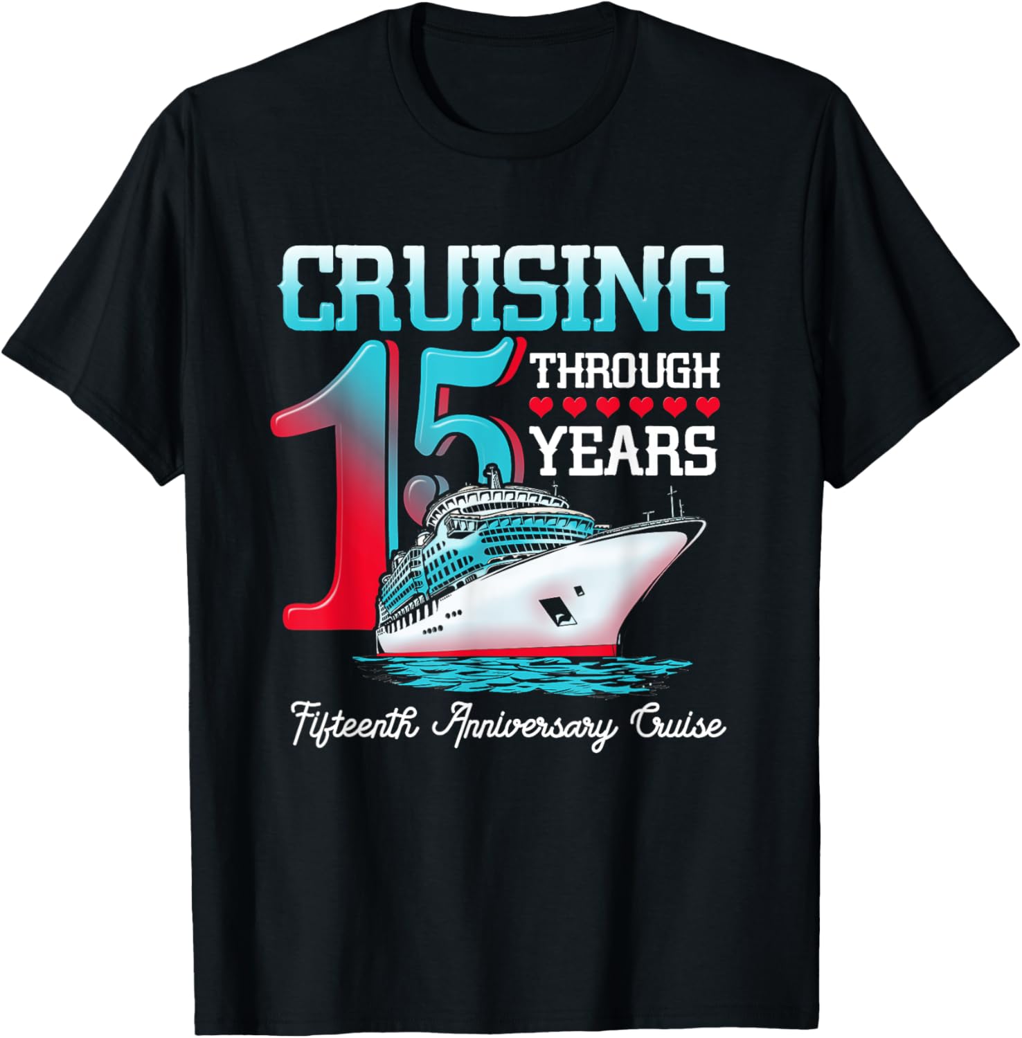 15th Anniversary Cruise Cruising Through 15 Years Couple
