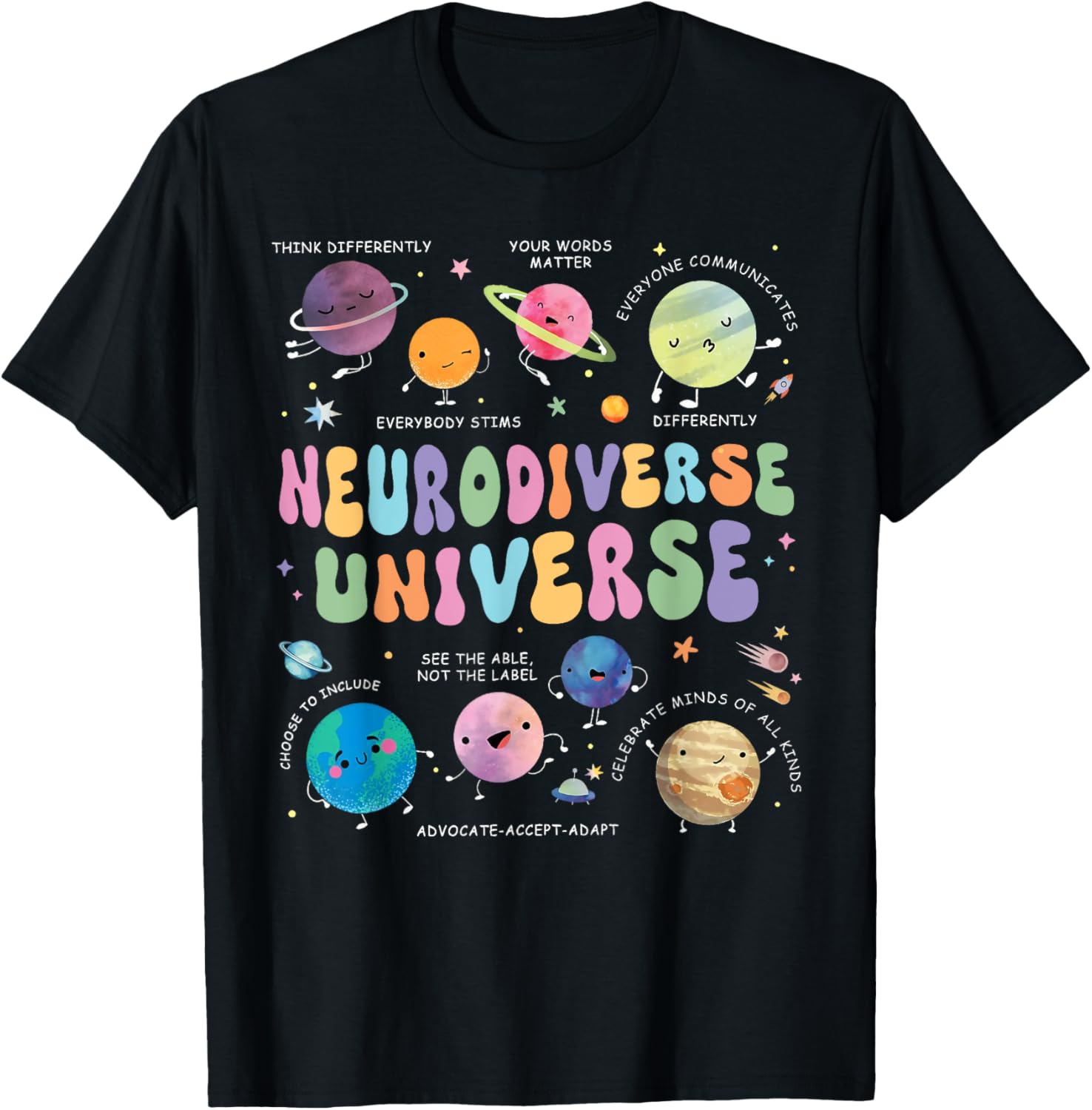 Neurodiverse Universe Autism Awareness Understand Accept