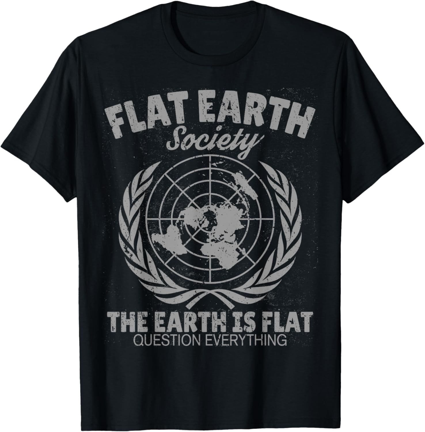 Flat Earth Society T Shirt