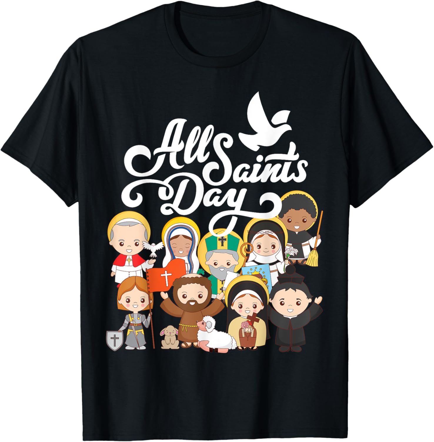 All Saints Day Kids Catholic St Francis Therese Joan of Arc