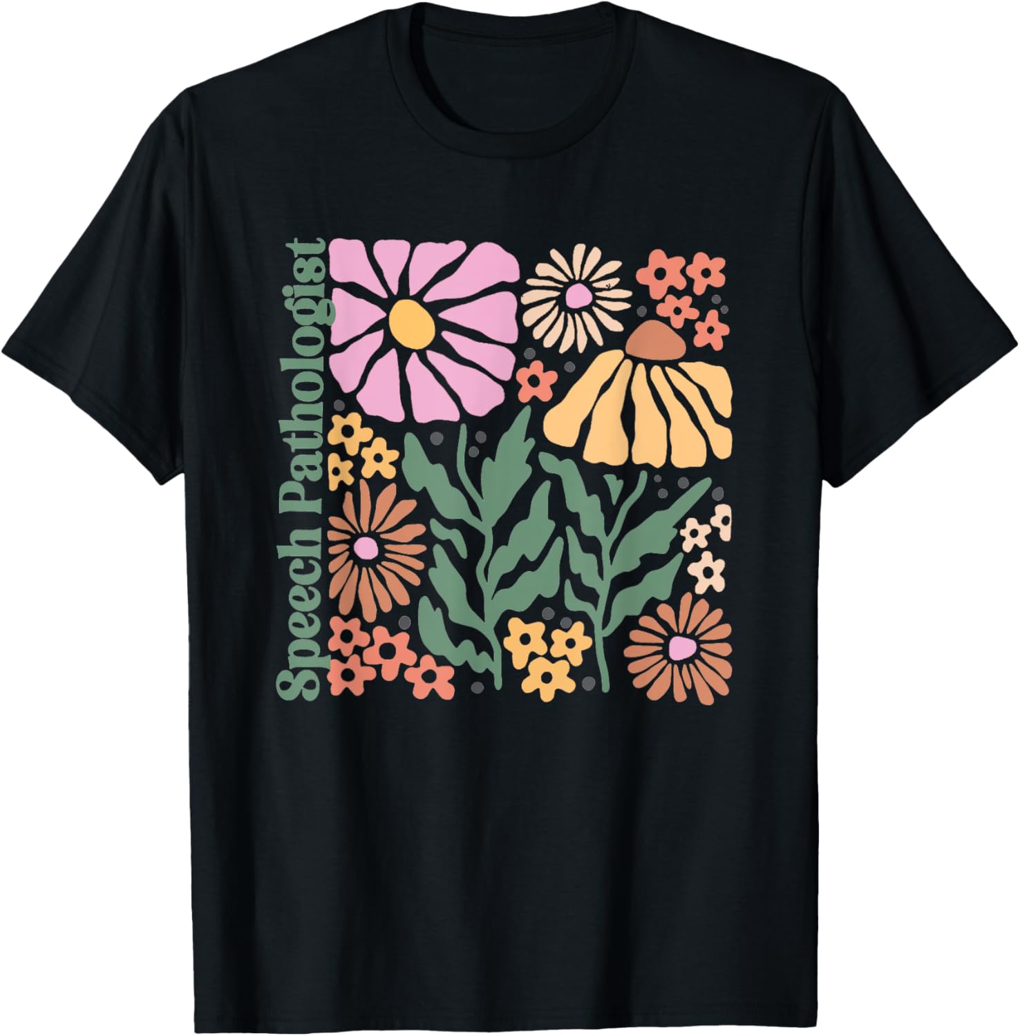 Groovy Flower SLP Boho Speech Language Pathologist AAC