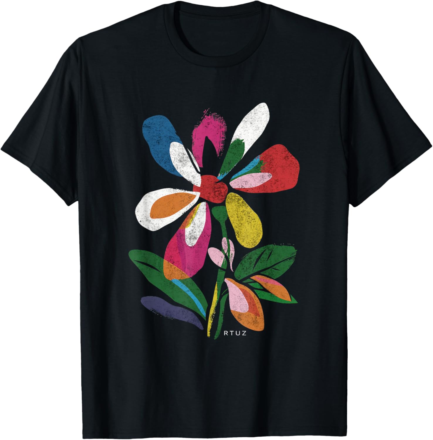 Boho Style Floral Pastel Design Flowers Hipster Streetwear