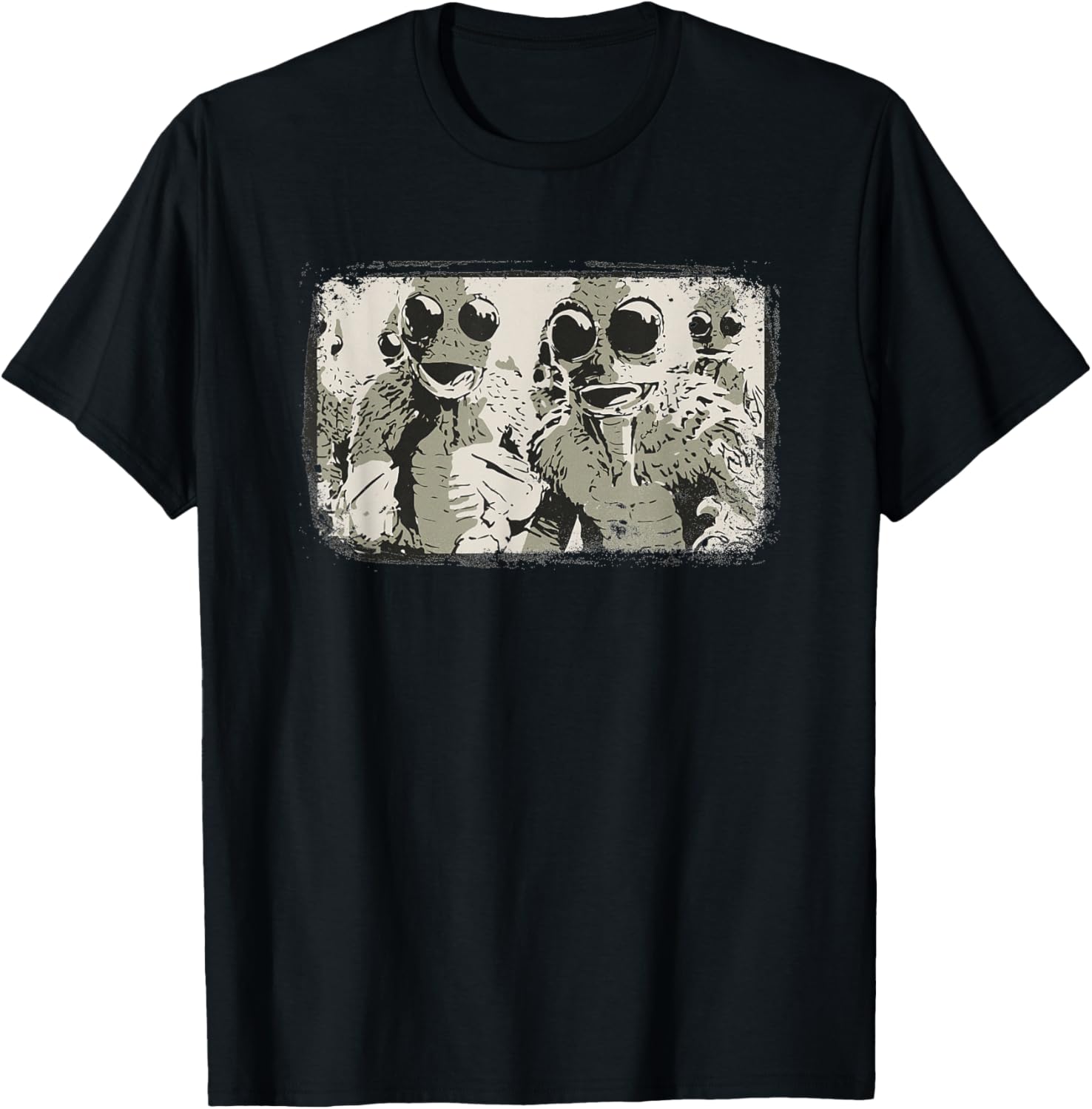 Sleestak T Shirt   Land of the Lost Distressed Vintage Tee
