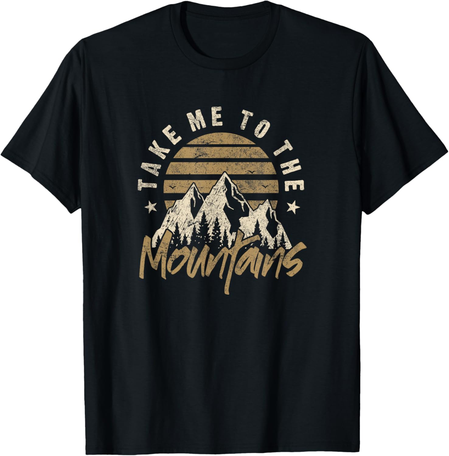 Vintage Take Me to the Mountains Adventure T Shirt