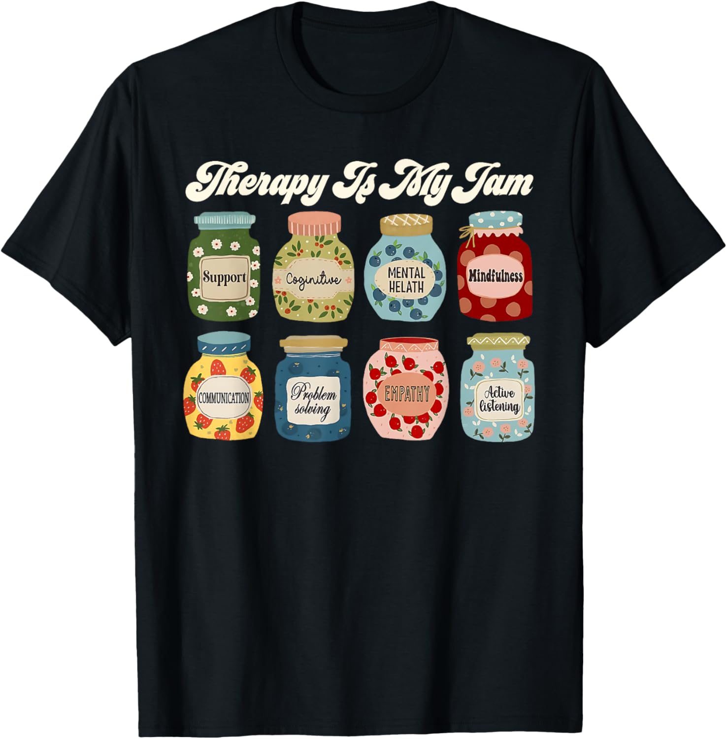 Therapist Therapy is My Jam Mental Health Counselor Gift