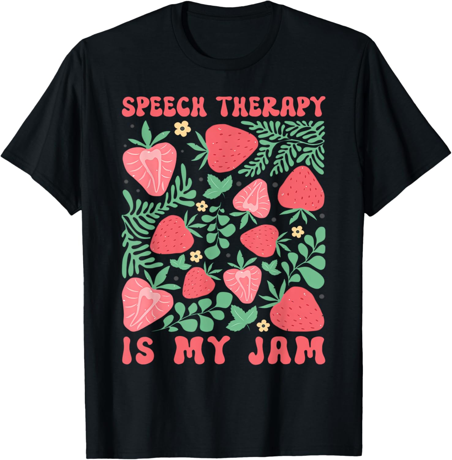 Groovy Strawberry Speech Therapy Is My Jam Speech Pathology