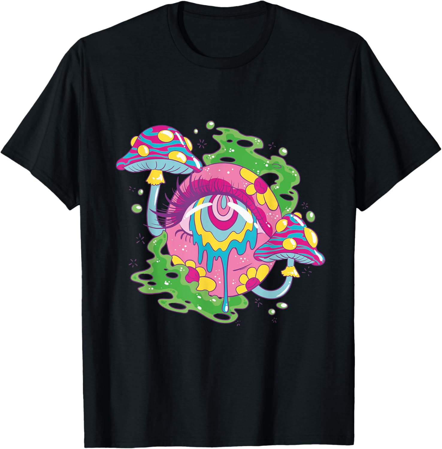 Weirdcore Kidcore Aesthetic Melting Eye Mushroom 90s Alt