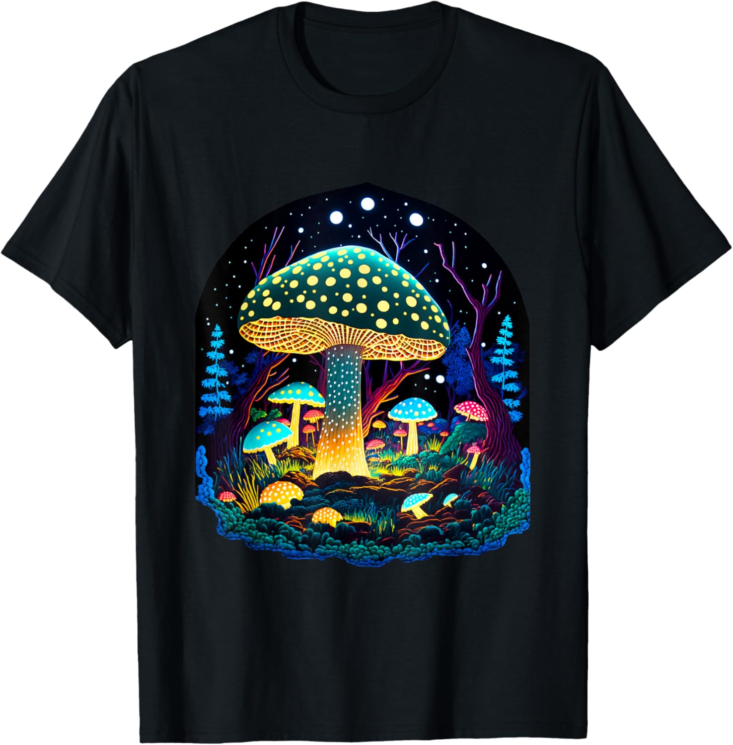 Mushroom Whisperer Colorful Fungi Design