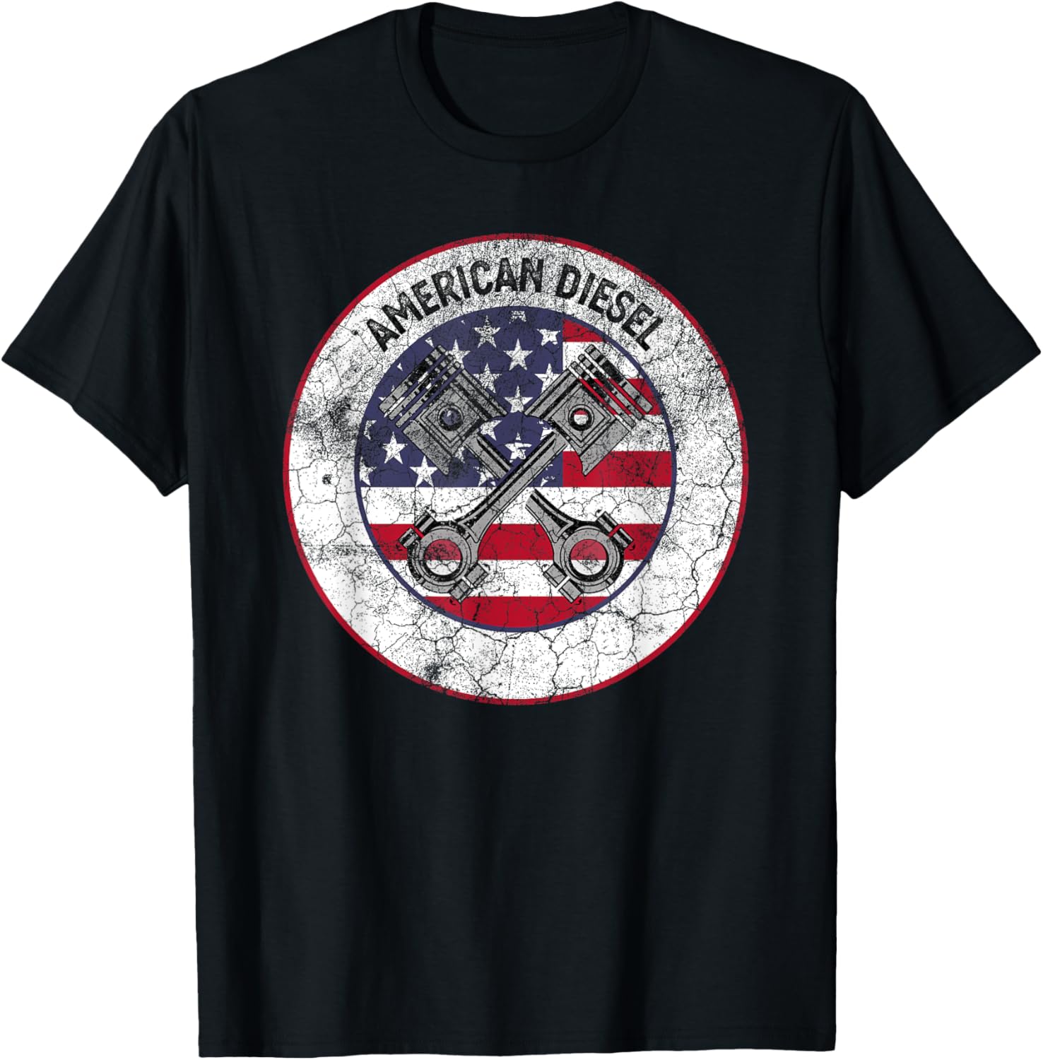 American Diesel Flag Vintage Diesel Mechanic Smoke Trucks