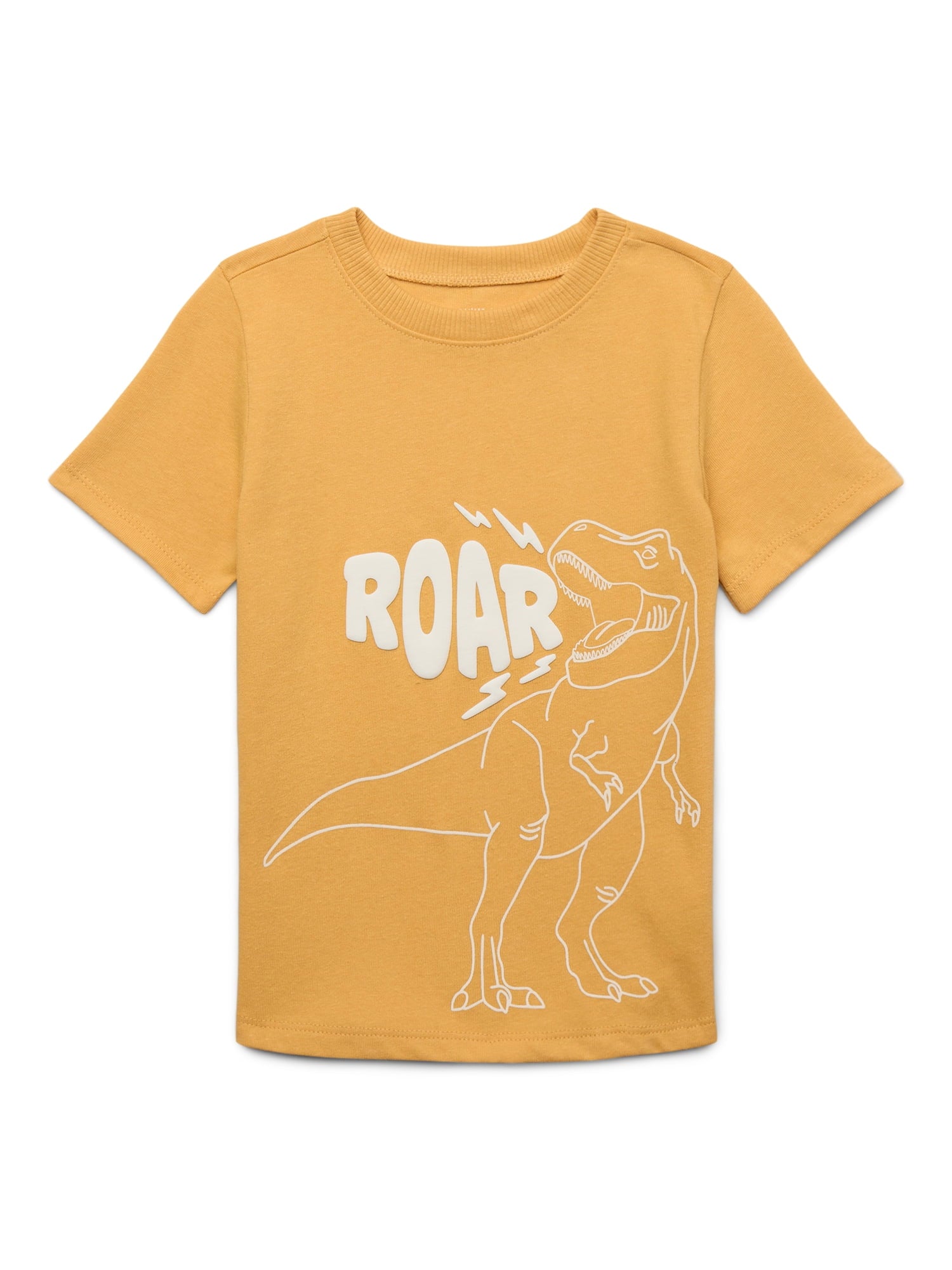 Garanimals Toddler Boys Brushed Jersey Graphic Tee with Short Sleeves, Sizes 18M 5T