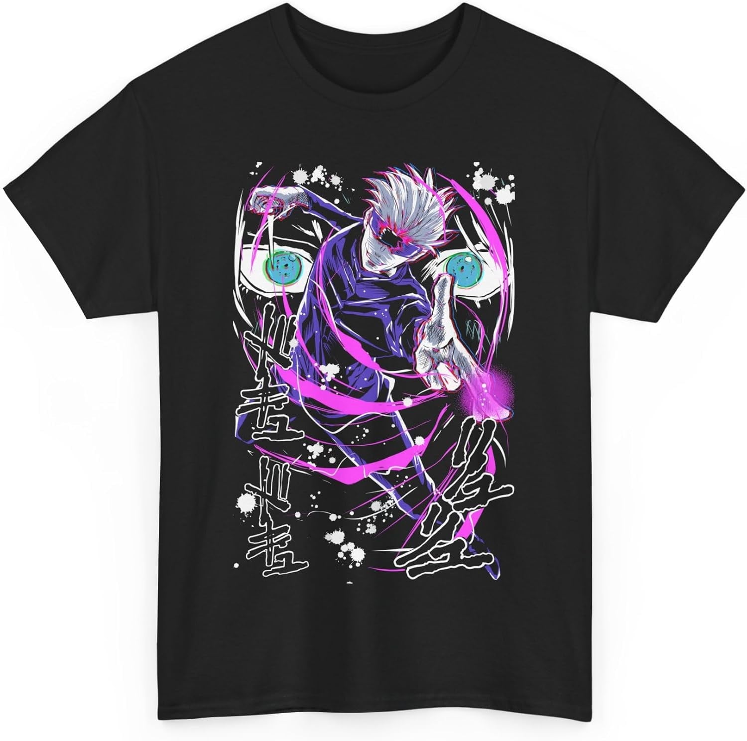 Jujutsu Gojo Anime T Shirt Unisex Kaisen Satoru Anime Japanese Cotton Tee