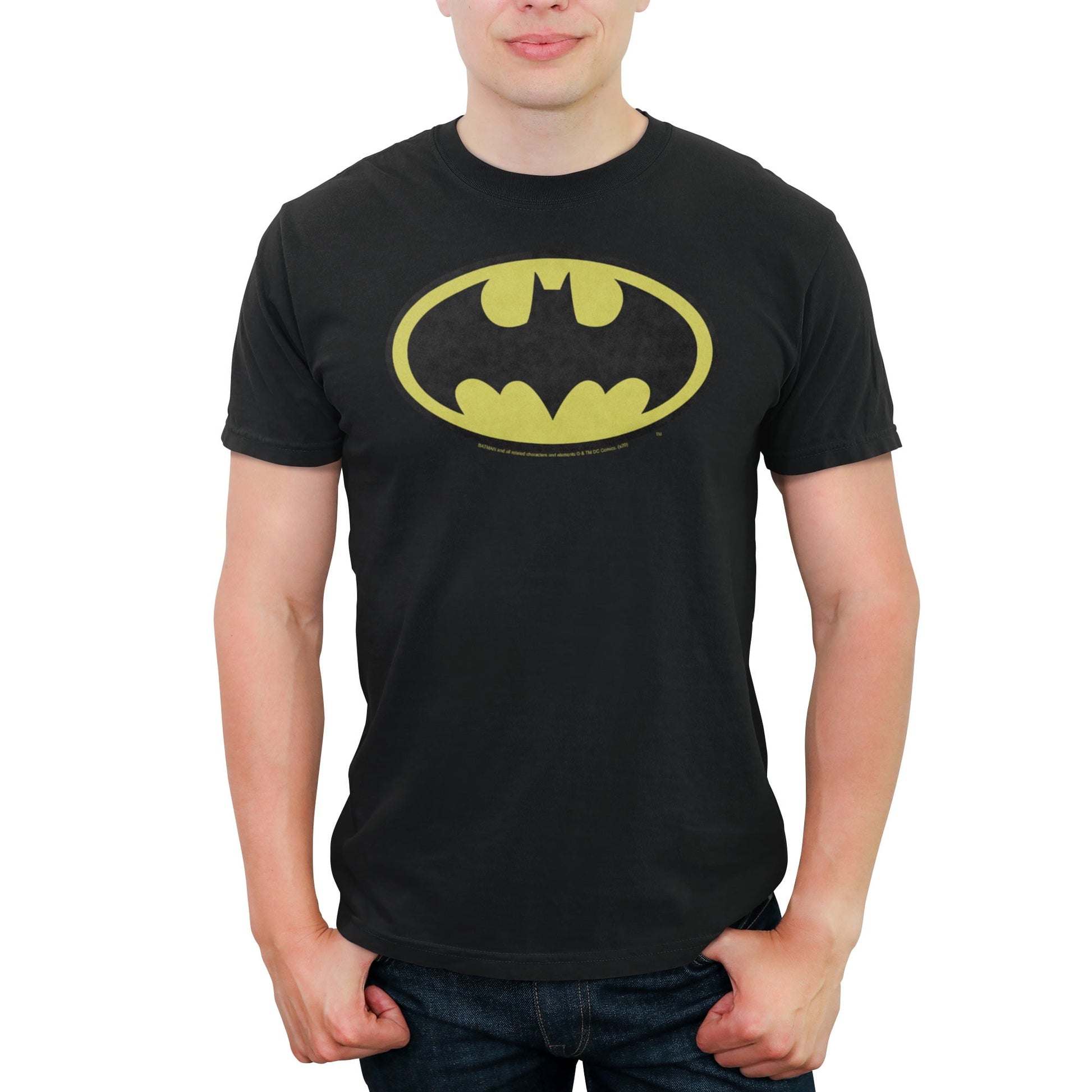 Men's Batman Classic Logo  Graphic T Shirt