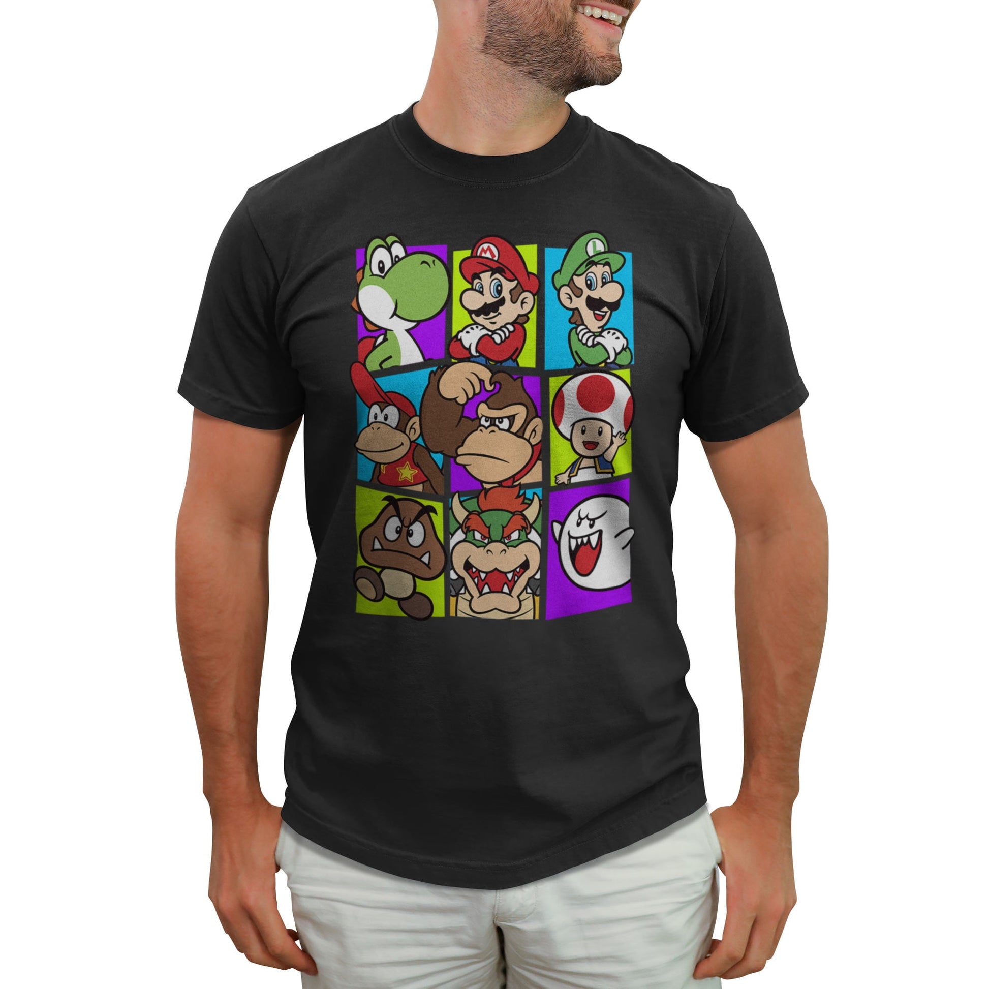 Mens Nintendo Mario Cast T Shirt