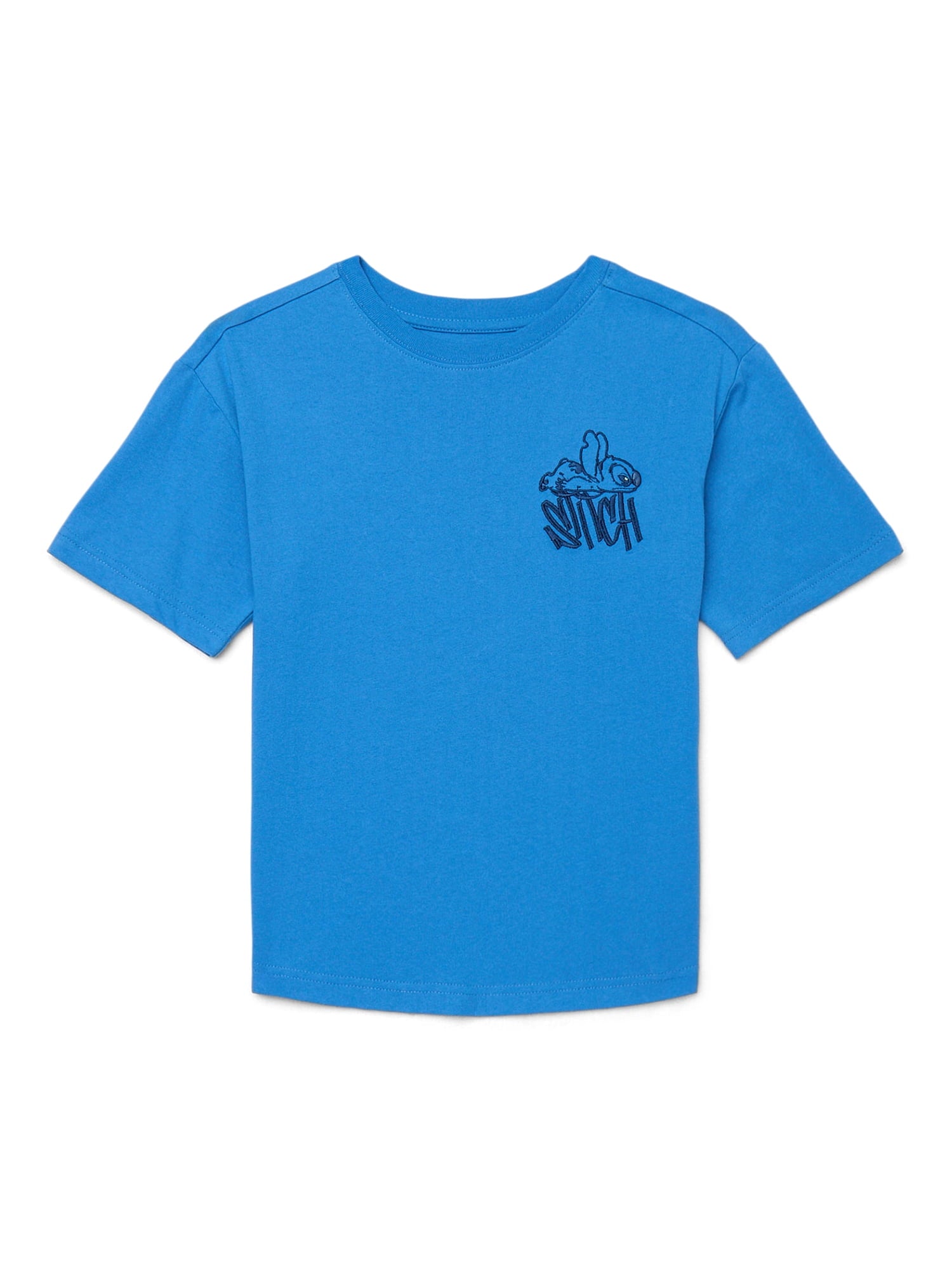 Stitch Boys Graphic Retro Print Tee with Short Sleeves, Sizes 4 18