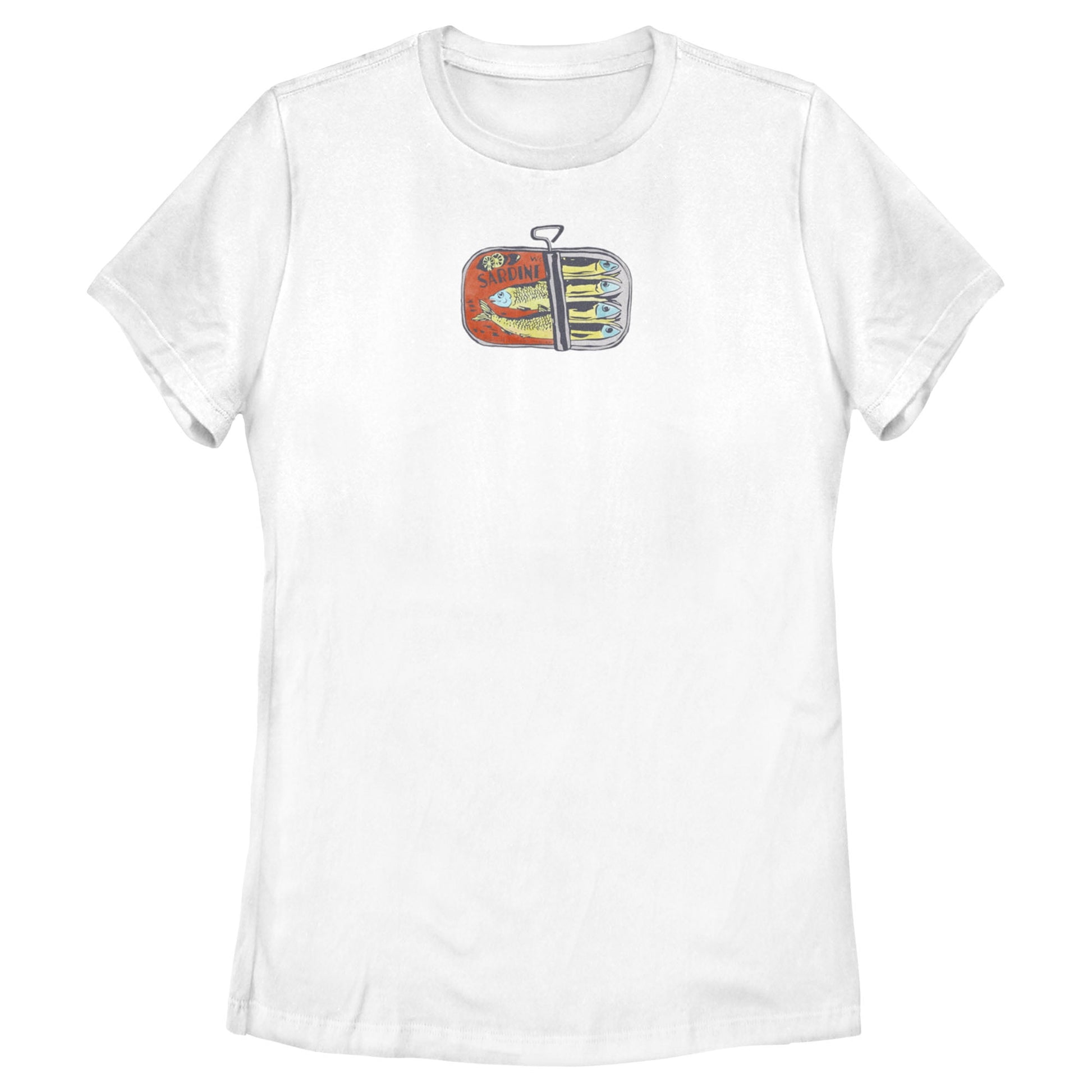 Women's Lost Gods Sardine Can Open  Graphic T Shirt