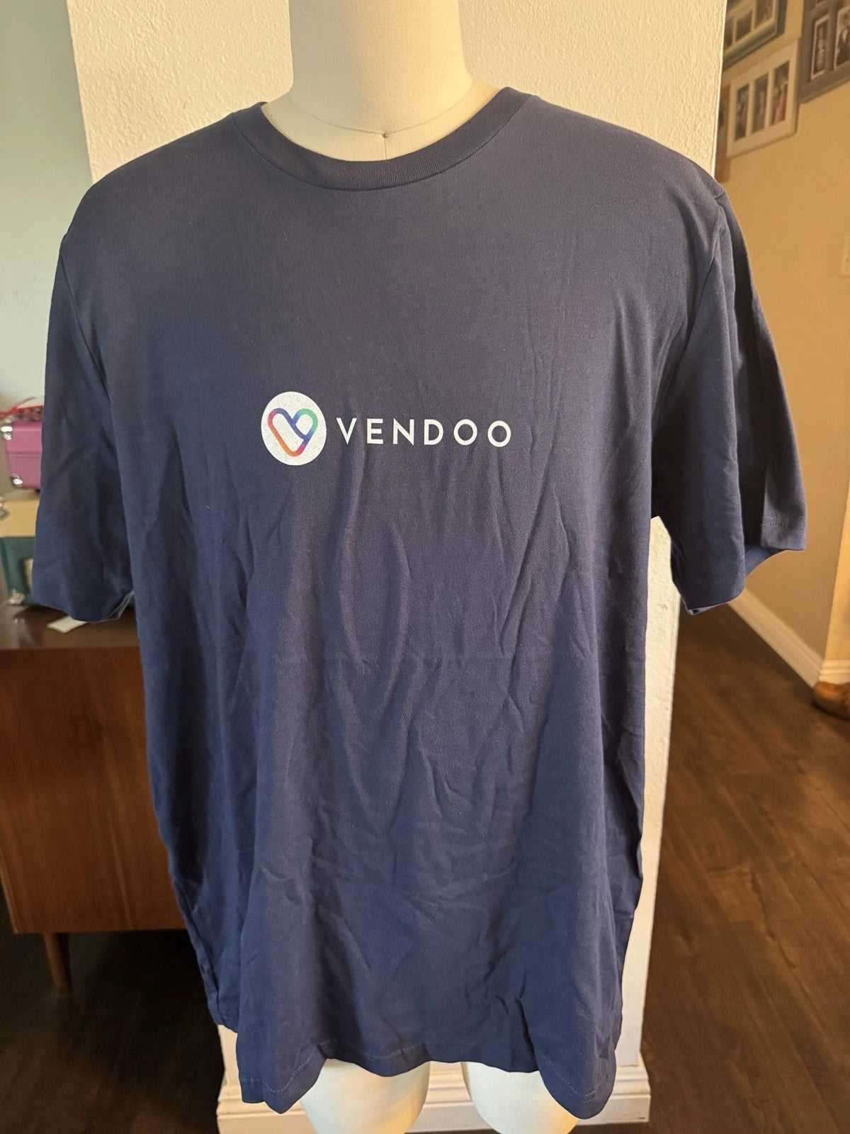 Vendoo Navy Blue Men’s Tshirt Promotional Seller’s Best Friend Reseller Merch Xl