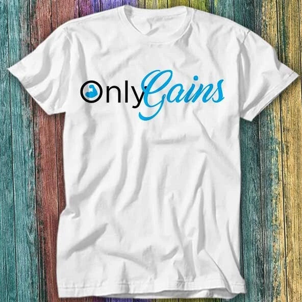 Only Gains Gym No Pain No Gain T Shirt Top Tee 477