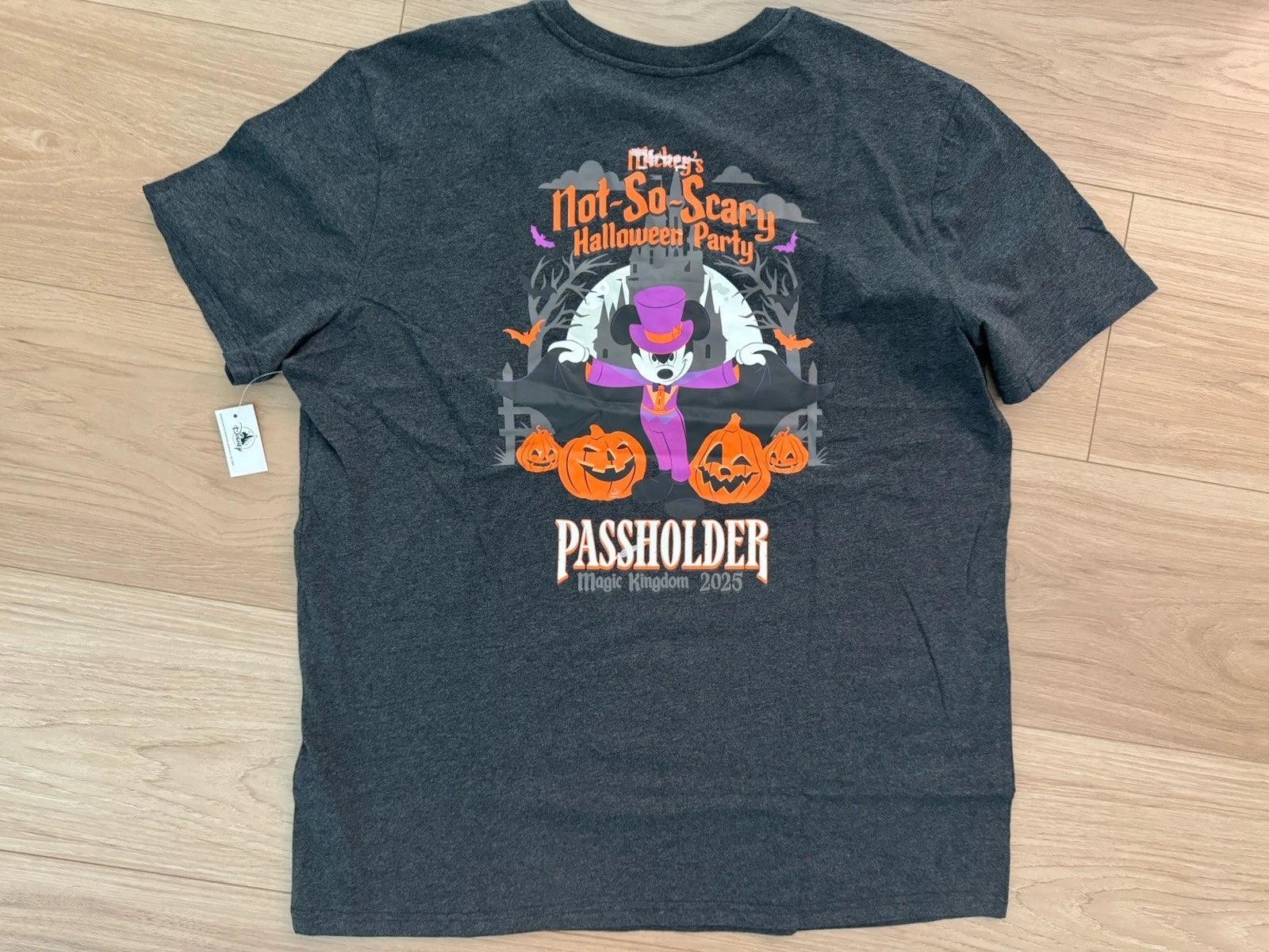 2025 Disney Parks Mickeys Not So Scary Halloween Party Passholder T Shirt Large