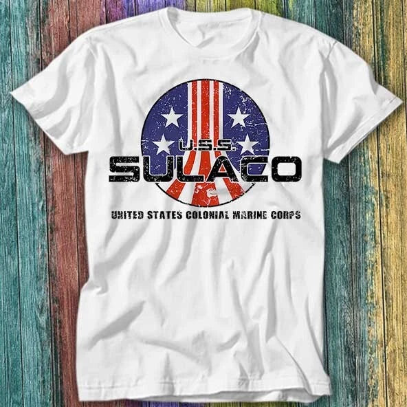 Uss Sulaco Colonial Marines Aliens T Shirt Top Tee 610