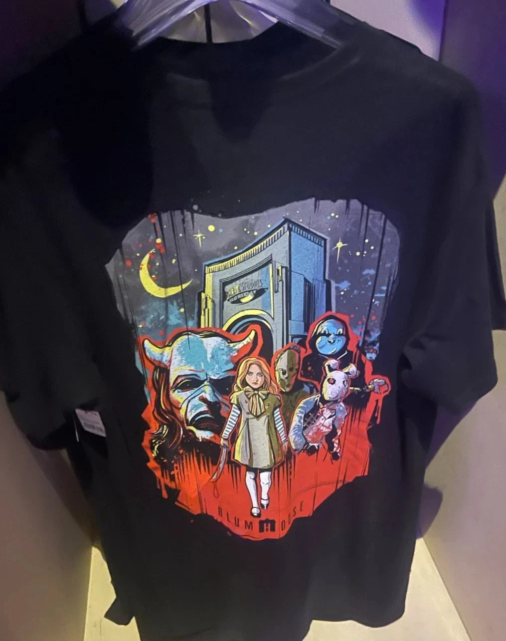 Universal Orlando Halloween Horror Nights Hhn 2025 Blumhouse Shirt Large L Nwt