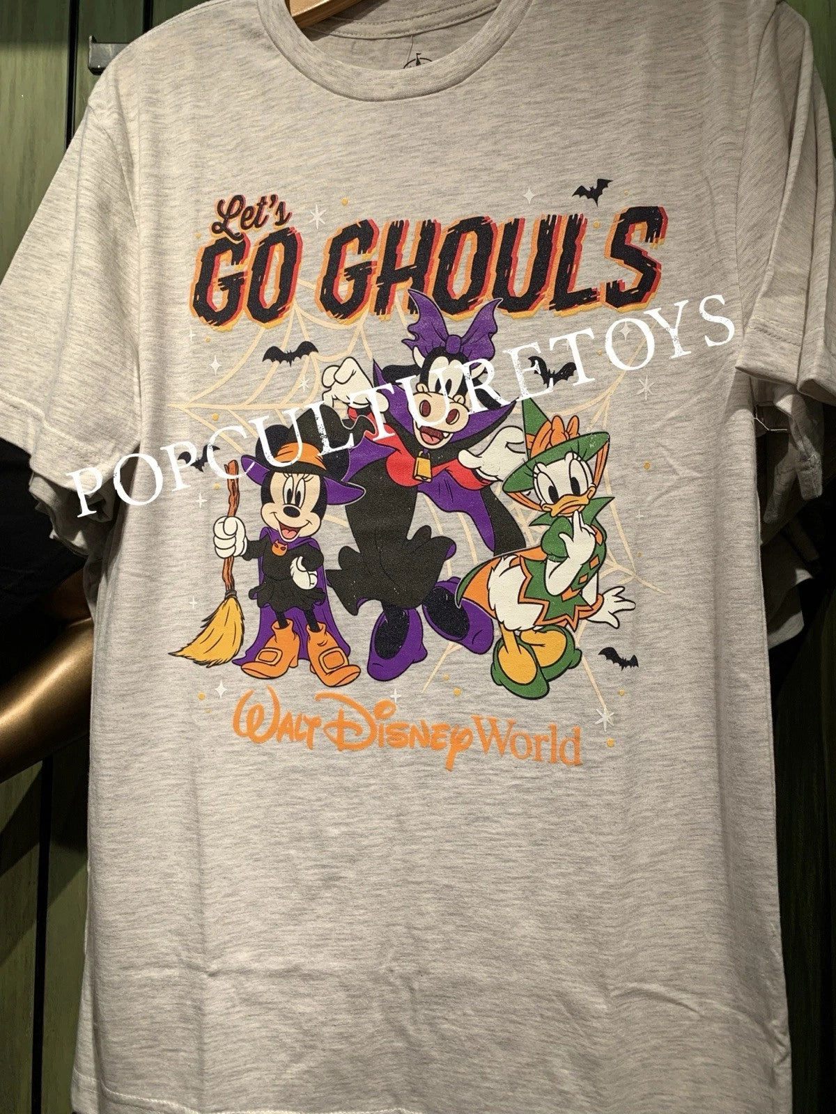 Disney Parks 2025 Halloween Let‚Äôs Go Ghouls Daisy Clarabelle Adult T shirt M