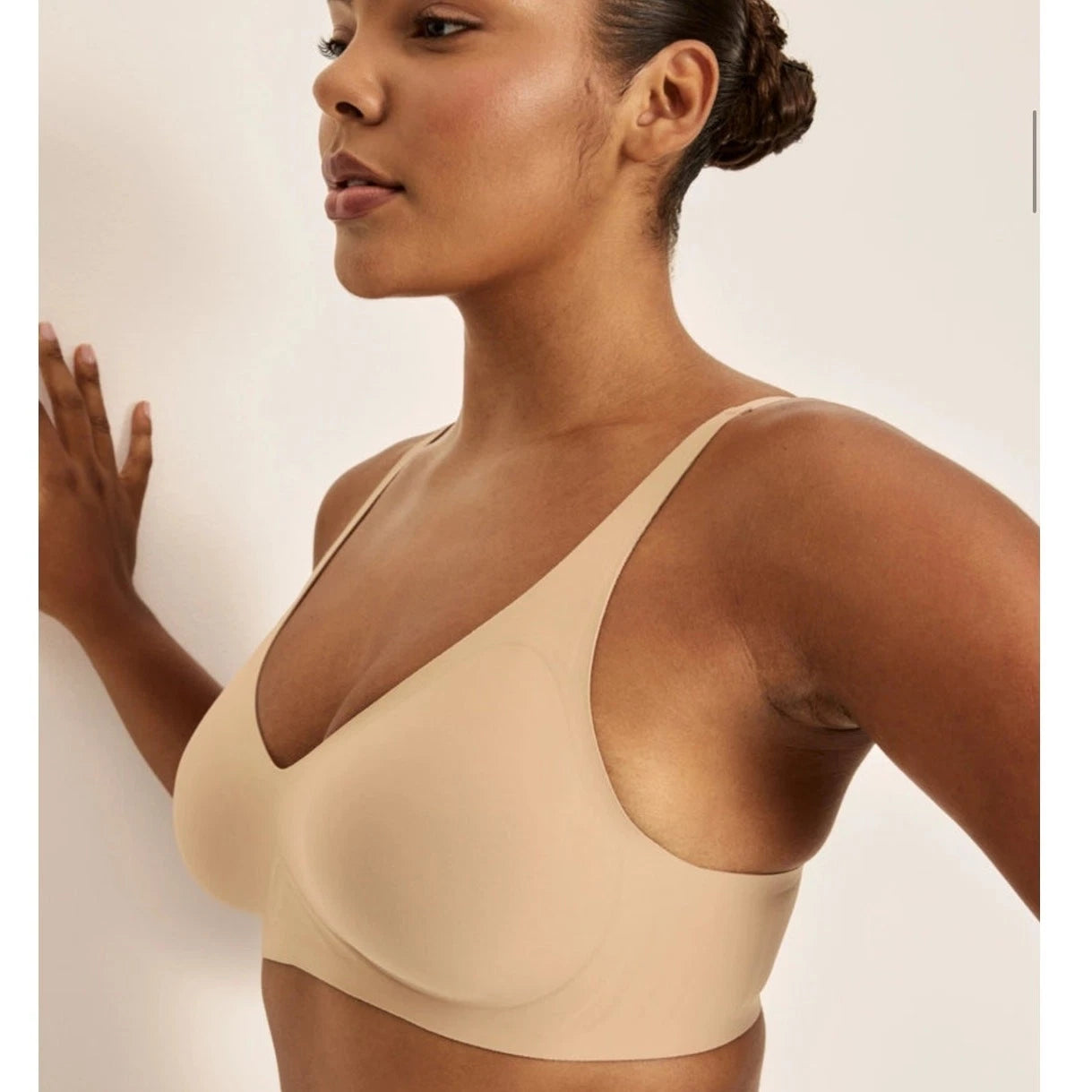 Nwot Knix Best Seller Revolution V neck Bra Warm Sand Size 38f / 38g