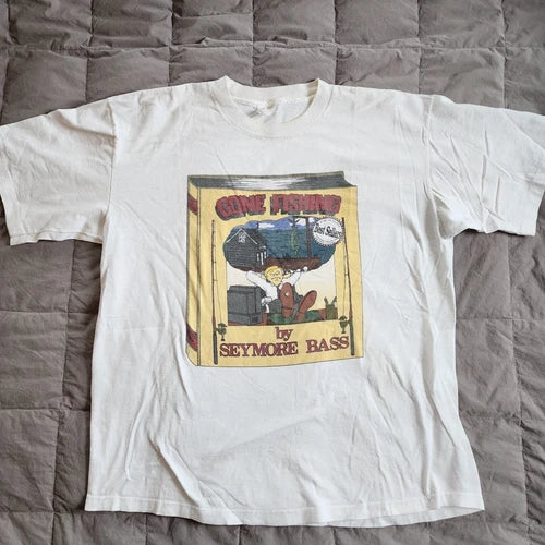 Vintage Sof t Gone Fishin’ Bestsellers Jon Feldman 1993 Men’s Xl T shirt